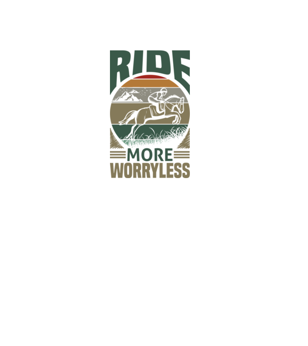 ride more model negru pe tricou