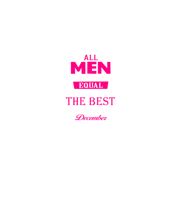 All men created equal but only the beat are born in december model negru pe tricou