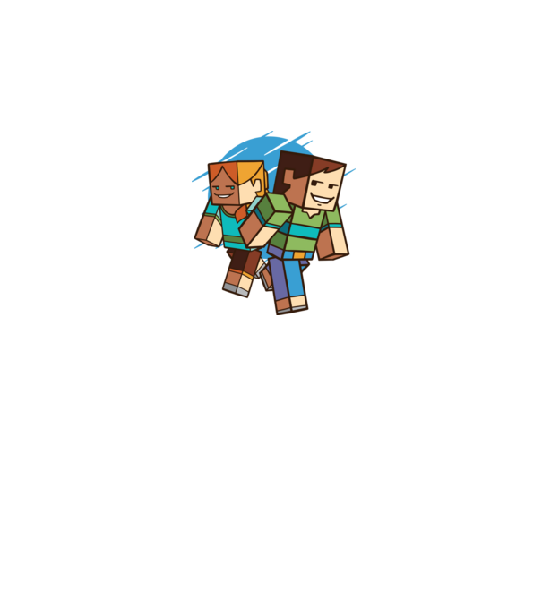 Minecraft model roz pe tricou