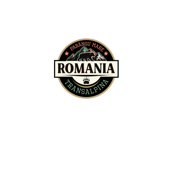 România transalpina model negru pe tricou