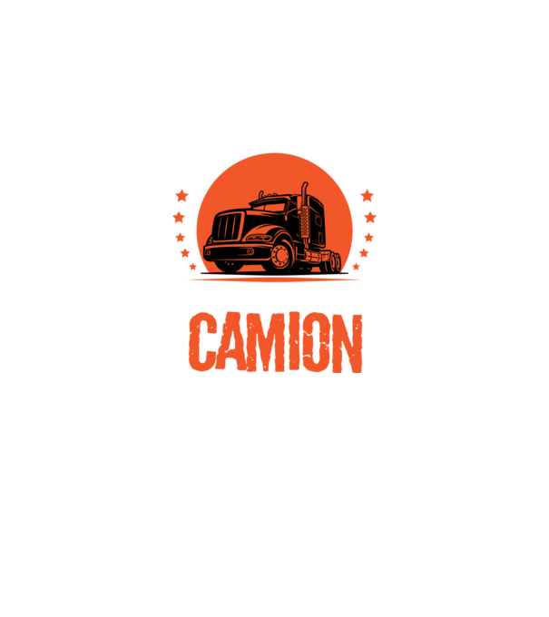 Bărbatul adevărat conduce un camion model negru pe tricou