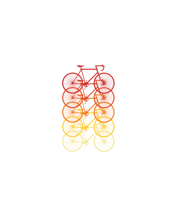 Retro Bike model negru pe tricou