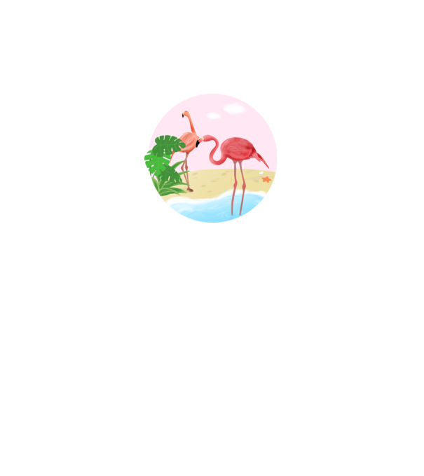 Flamingo model gri pe tricou