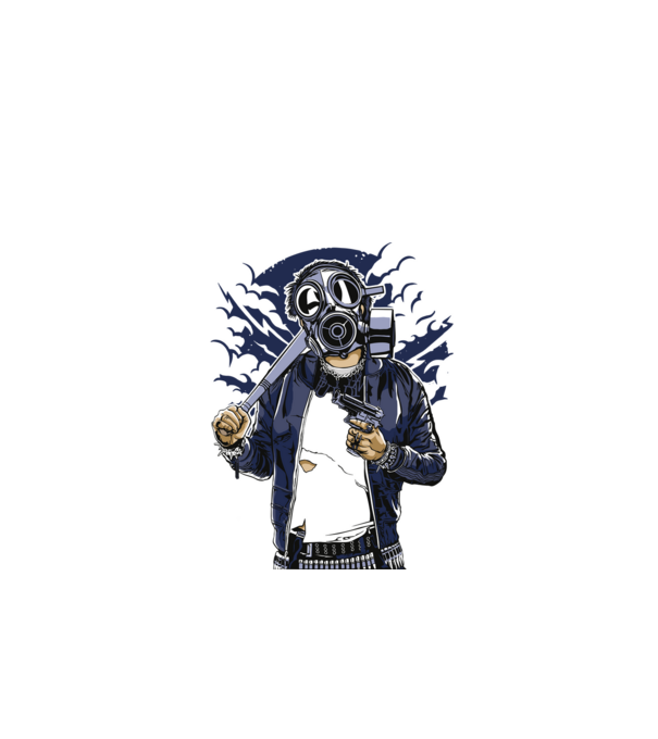 Graffiti model negru pe tricou