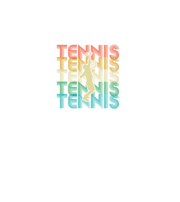Tennis retro model negru pe tricou