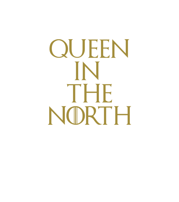 Queen in the North model verde neon pe tricou