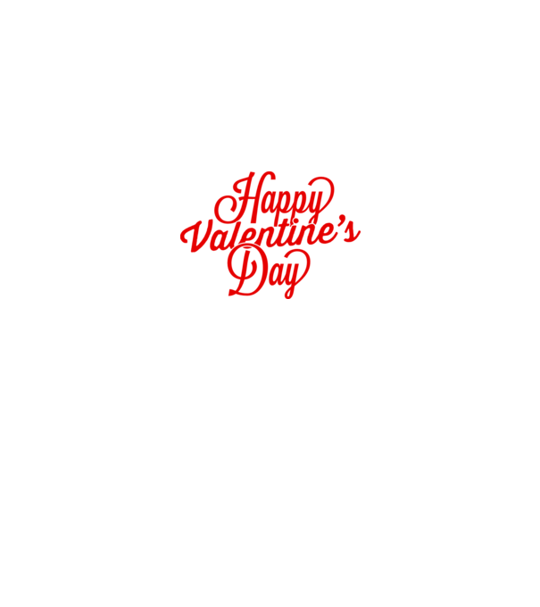 Happy Valentines day model negru pe tricou