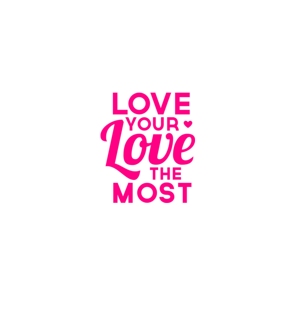 love most model alb pe tricou