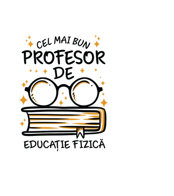 Cel mai profesor educație fizică model albastru deschis pe tricou