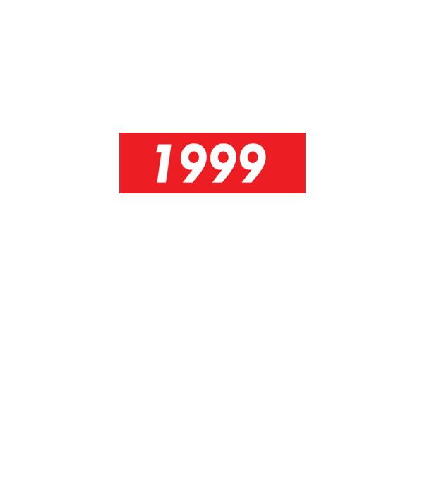 Supreme Birthday 1999 model negru pe tricou