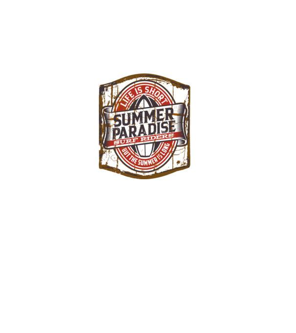 Summer Paradise model negru pe tricou