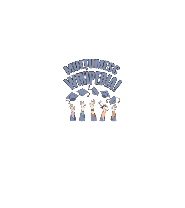 Wikipedia model alb pe tricou