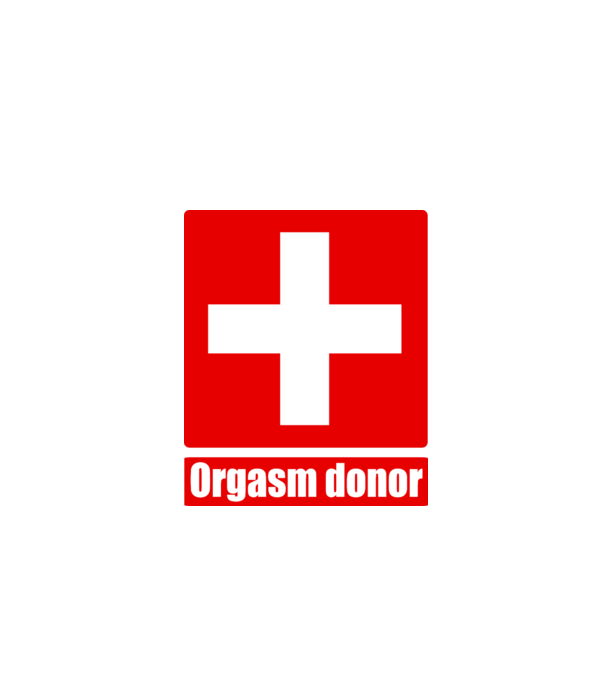 orgasm model negru pe tricou