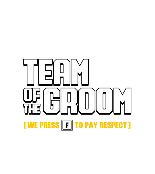Team of the Groom model alb pe tricou