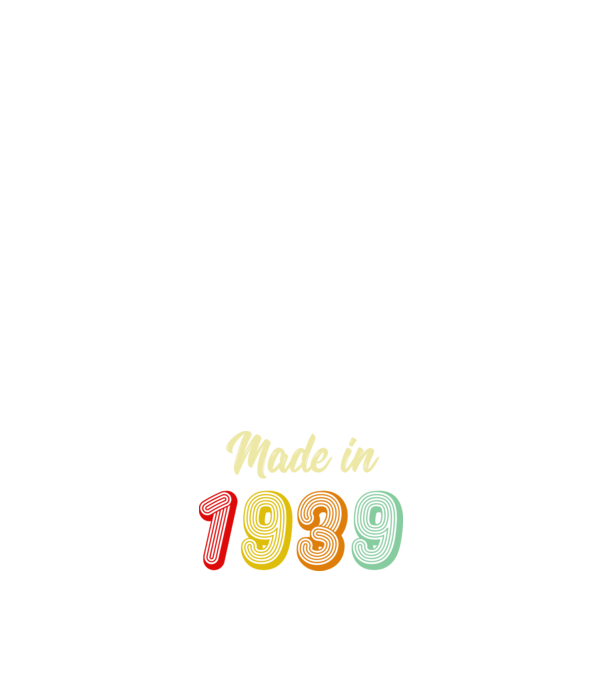 made in 1939 retro model negru pe tricou