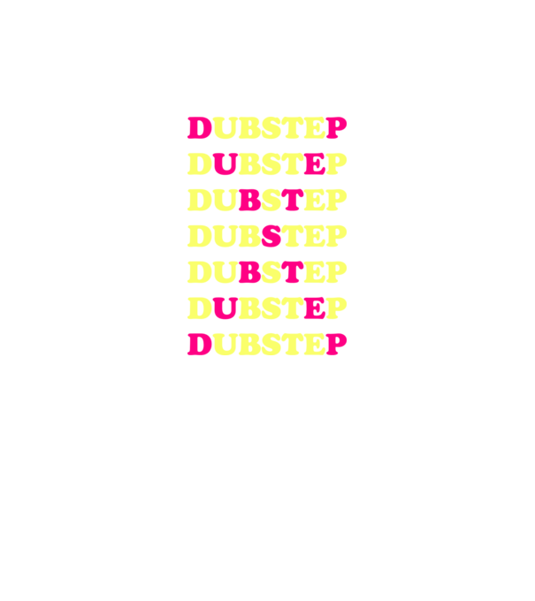 Dubstep model verde neon pe tricou