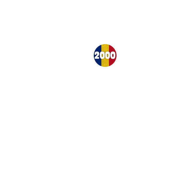 Made in 2000 model negru pe tricou