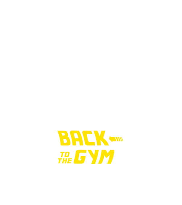 Back to the gym model albastru închis pe tricou