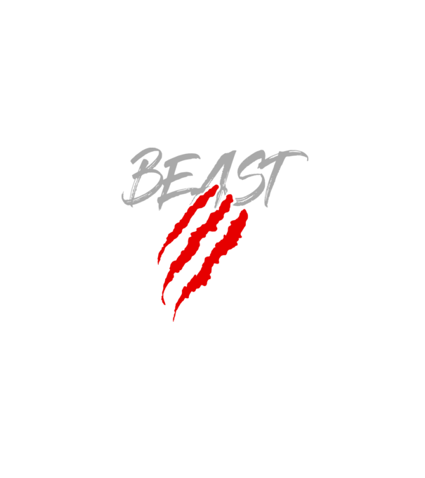 Beast model negru pe tricou