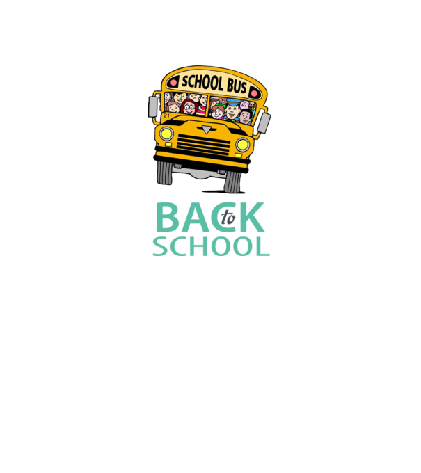 Back to school bus model negru pe tricou