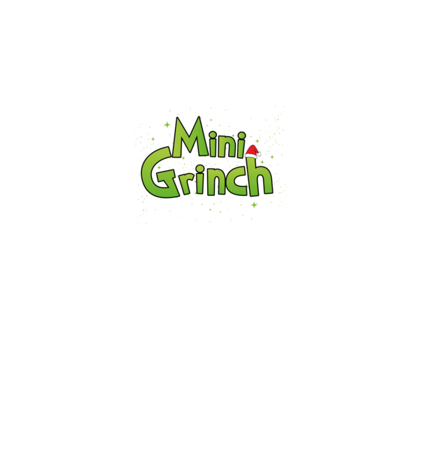Grinch Family Mini Grinch model negru pe tricou