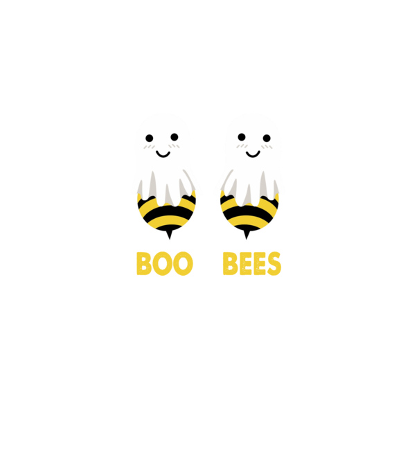 Boo bees model negru pe tricou