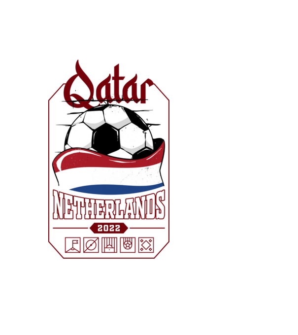 Qatar teams Netherlands model negru pe tricou