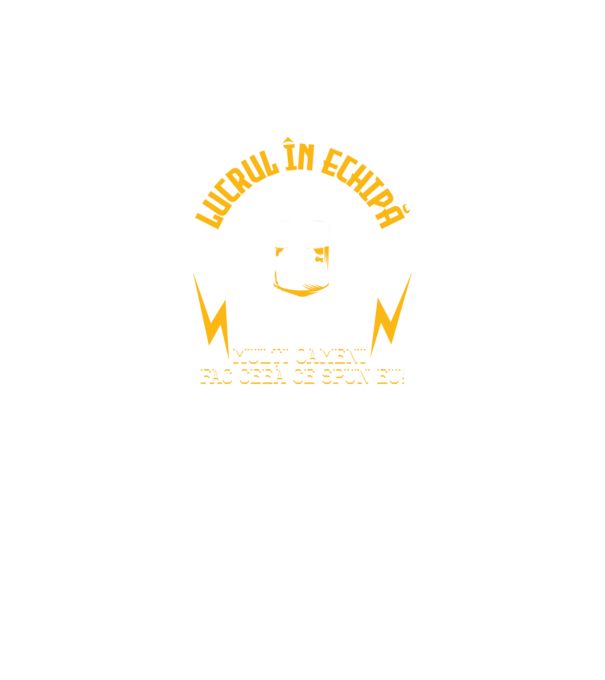 Lucrul în echipă este atunci când mulți oameni fac ceea ce spun eu! Team-building model negru pe tricou