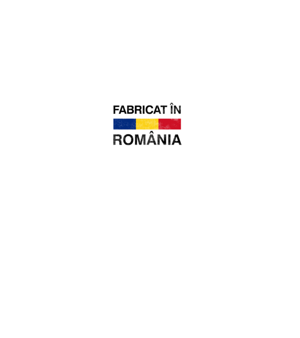 Fabricat în România model negru pe tricou