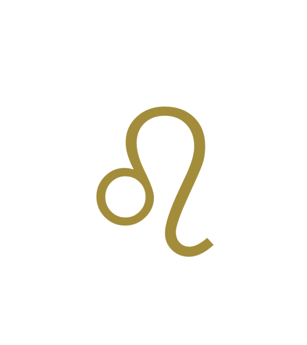 Leo Horoscope model negru pe tricou