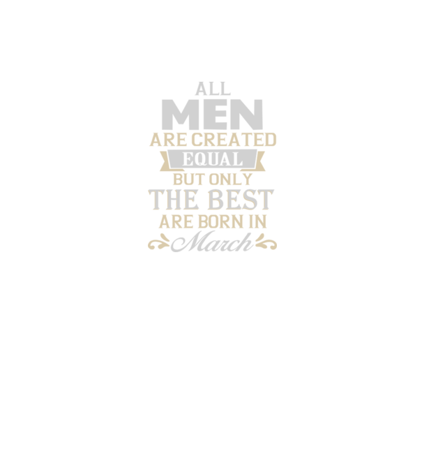 All men created equal but only the beat are born in march model albastru regal pe tricou