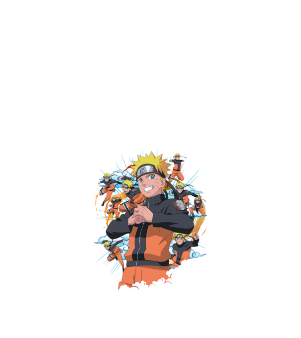 NARUTO model negru pe tricou