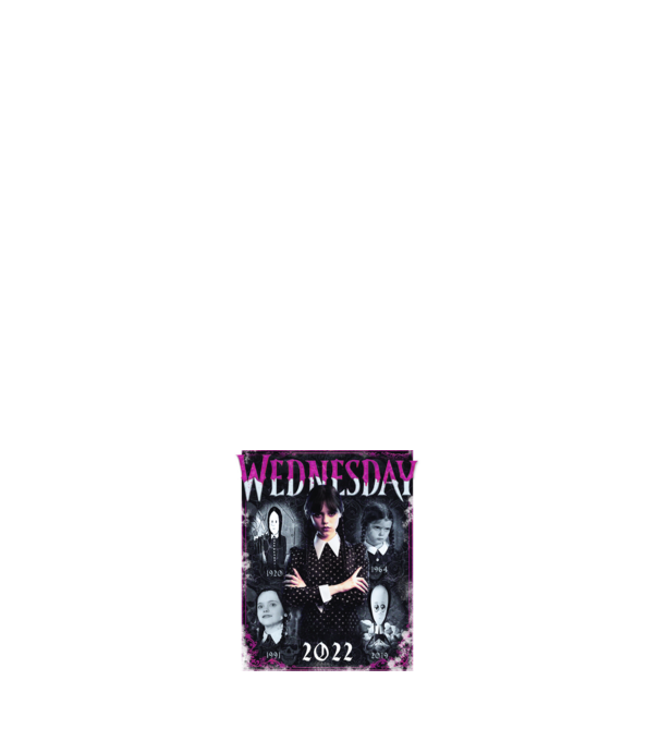 WEDNESDAY ADDAMS multi all time model albastru închis pe tricou