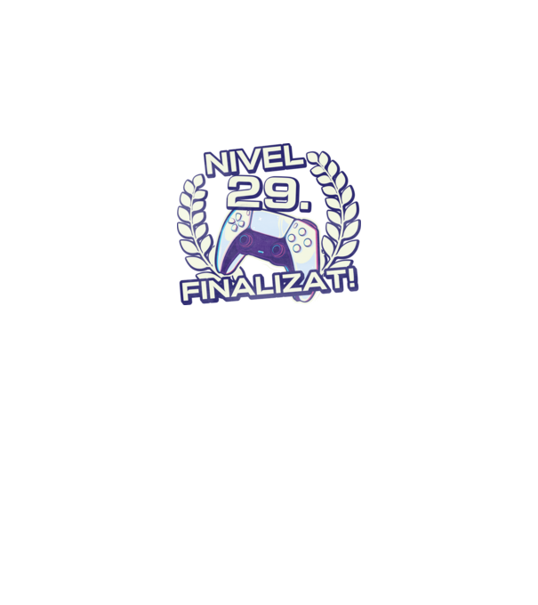 Nivel 29 finalizat! model negru pe tricou