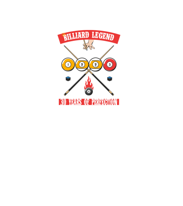 Billiard legend born in 1993 model negru pe tricou