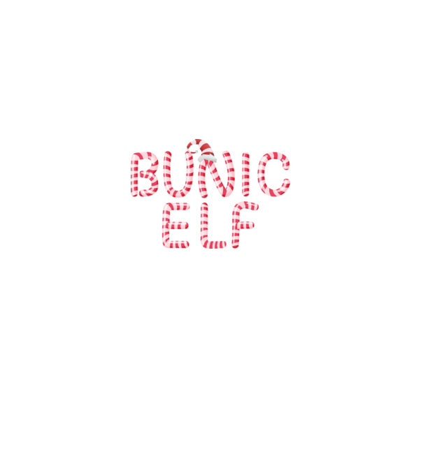 bunic elf model negru pe tricou