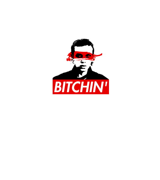 bitchin eleven model roz pe tricou