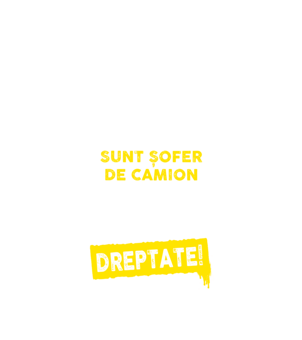 Sunt șofer de camion, pentru a economisi timp, să reținem că am întotdeauna dreptate! model negru pe tricou