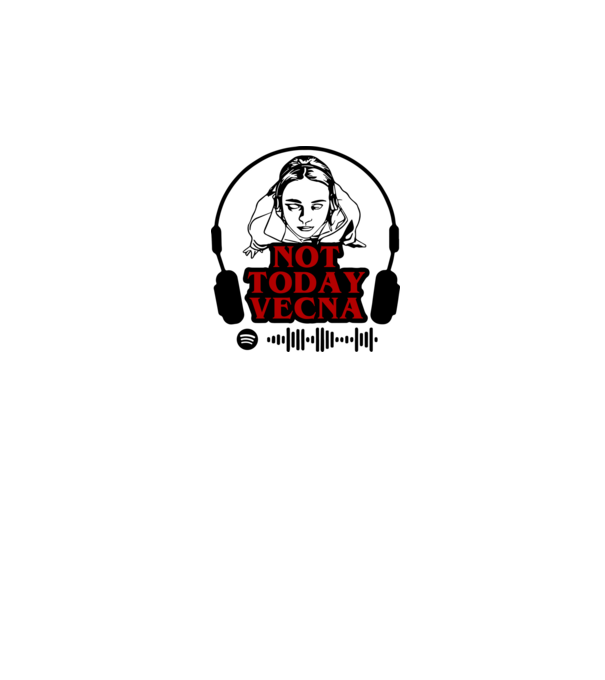 not today vecna model gri pe tricou