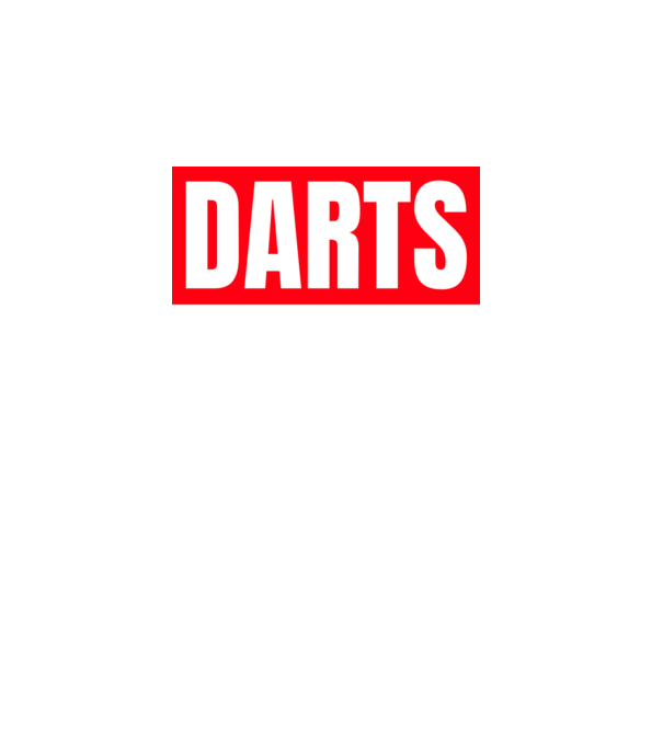 DARTS HERO model turcoaz pe tricou