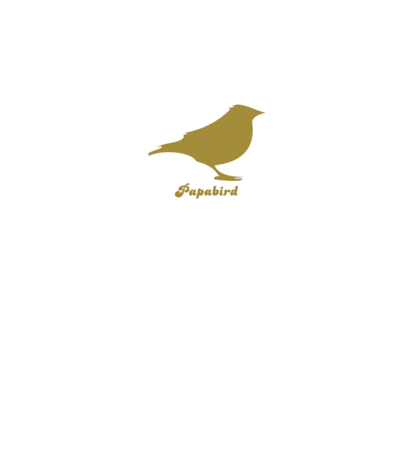 Papa bird model negru pe tricou