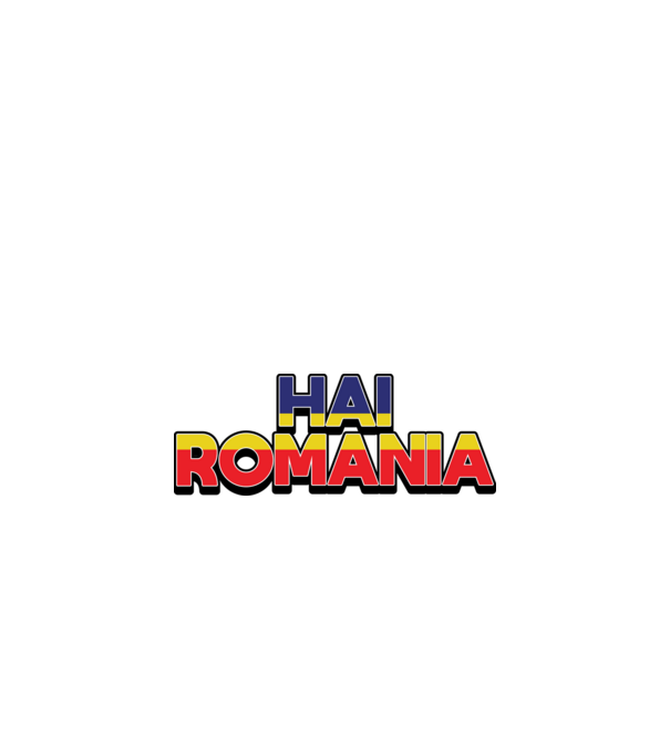 Subtitlu Hai Romania model alb pe tricou