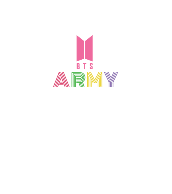 BTS ARMY model negru pe tricou