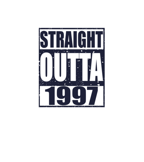 Straight Outta - 1997 model gri pe tricou