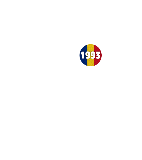 Made in 1993 model negru pe tricou