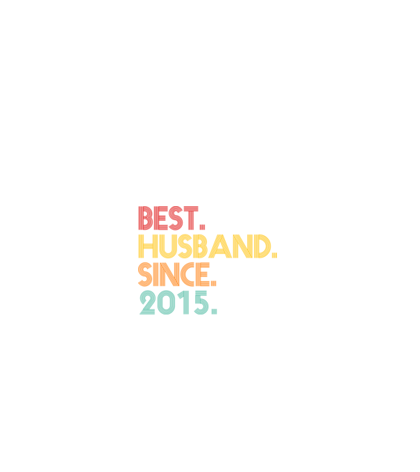 best husband since 2015 retro model albastru jeanși pe tricou