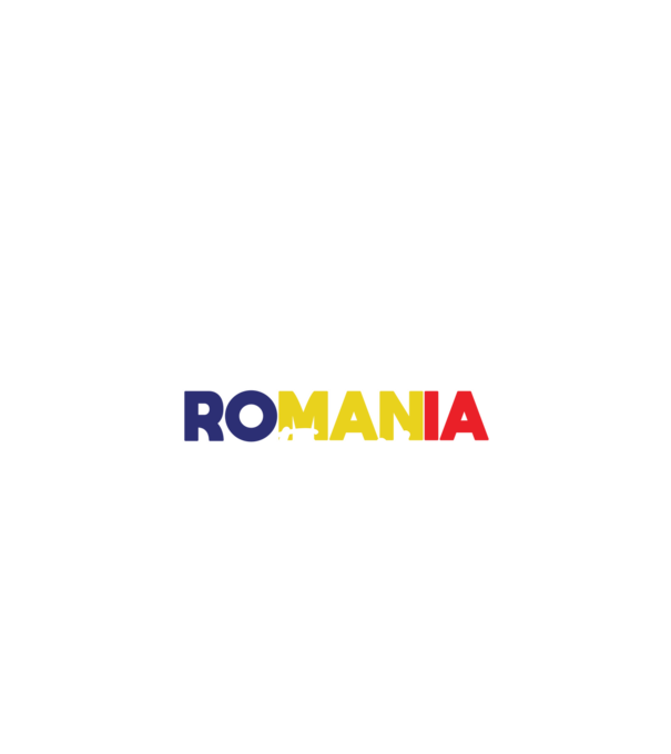 Romania forever model negru pe tricou