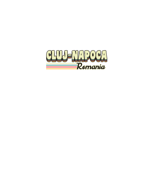 România Cluj-Napoca model negru pe tricou