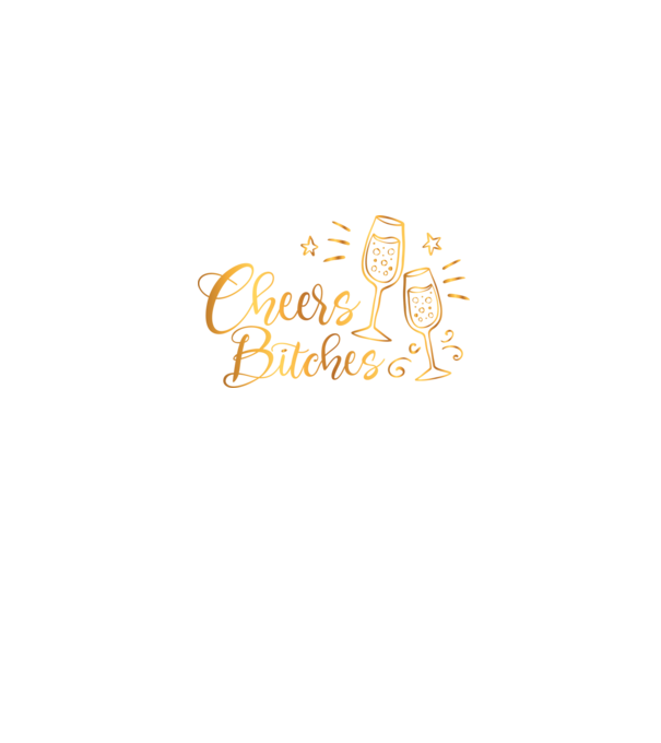 Cheers Bitches model albastru jeanși pe tricou