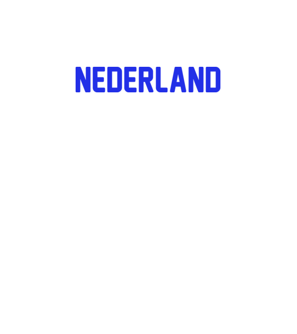 Nederland model alb pe tricou